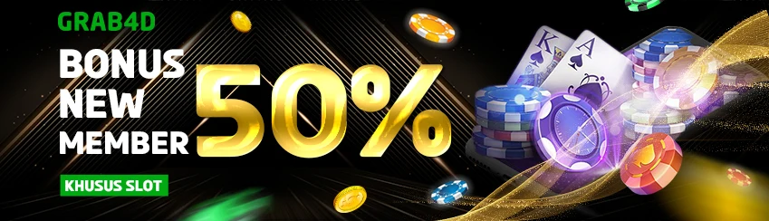 BONUS NEW MEMBER SLOT 50%